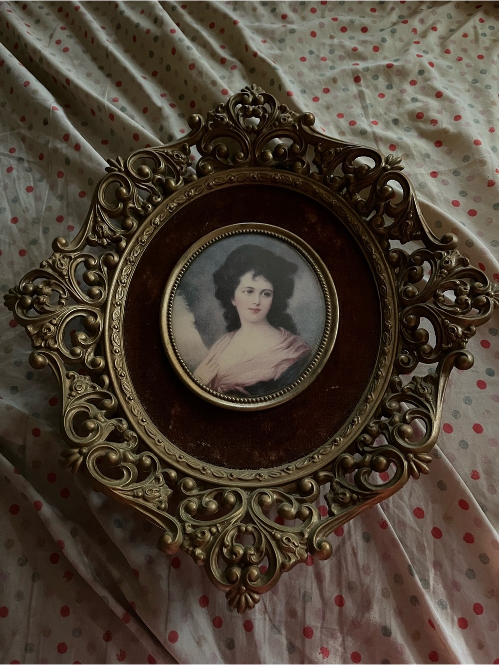 Ornate Gold Decorative Framed Portrait